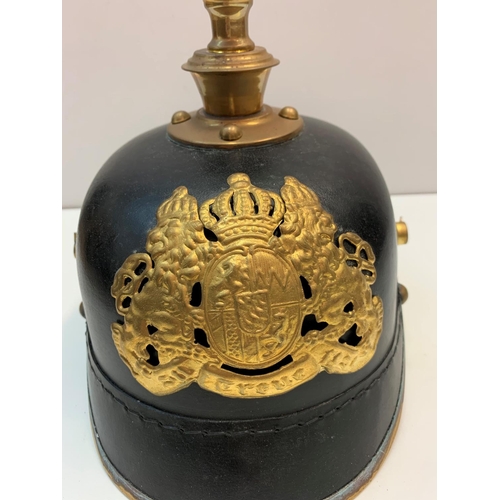 17 - WW1 Bavarian infantry pickelhaube (repro)