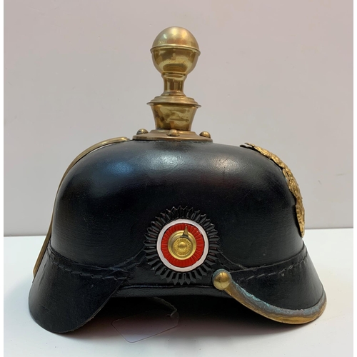 17 - WW1 Bavarian infantry pickelhaube (repro)