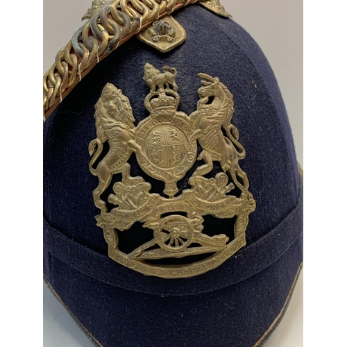 71 - 1900 British Artillery Service Pattern Helmet, (High Quality Repro)