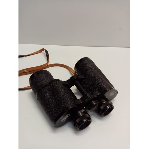 47 - Large Carl Zeiss Jena Binoculars in Leather Carrying Case, 10 x 50w.