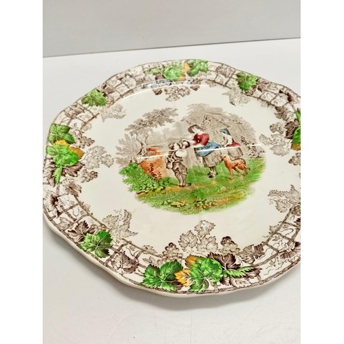 58 - Vintage Spode Byron Series 2 Quartered Serving Plate.