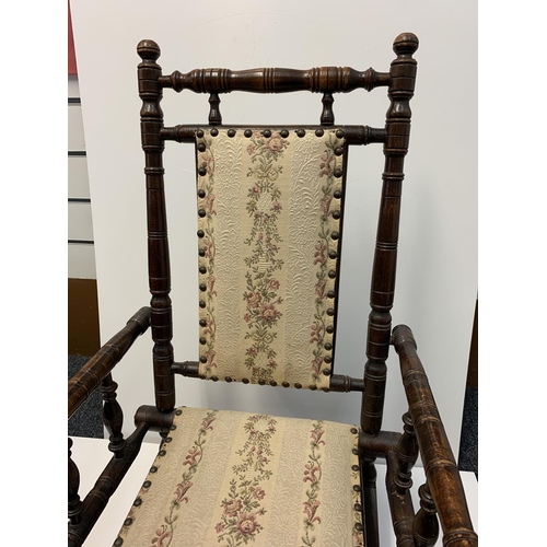 267 - Victorian Childrens Rocking Chair in very good condition, 72cm tall.