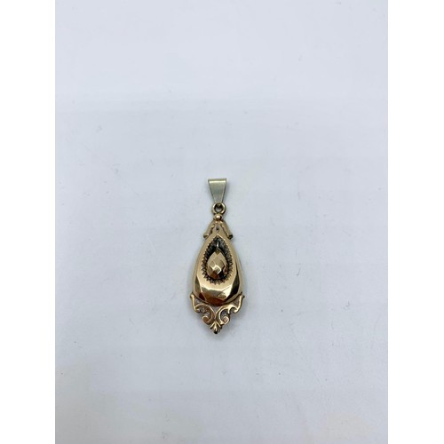 133 - Edwardian 9ct Gold Pendant 1.5g.