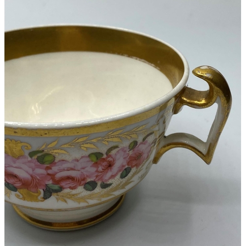 660 - Daniel London shape cup slight gilt rub