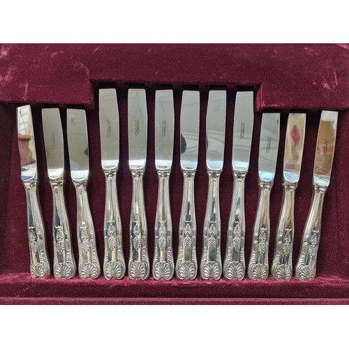 359 - 44 piece canteen of Newbridge silver plated cutlery. Newbridge is Irelands premier quality cutlery m... 