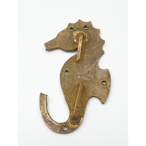 157 - WW2 German U-Boat Seahorse Badge Worn by the crew of the U-97 U-267 U-416 U-708 U-776 U-1231 and the... 