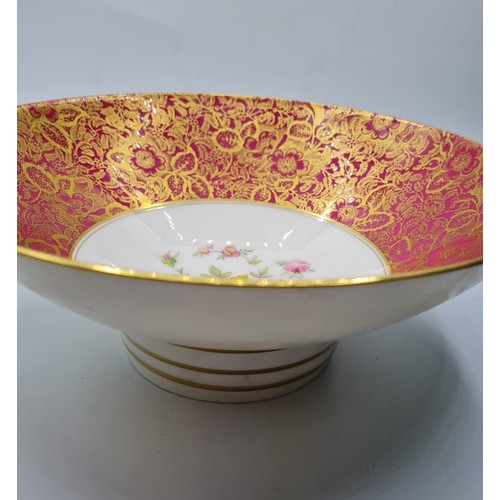 195 - Ornate Minton bone china bowl circa 1875.