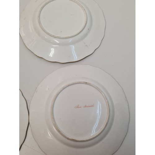 222 - Set of 4 H&R Daniel plates in fair condition