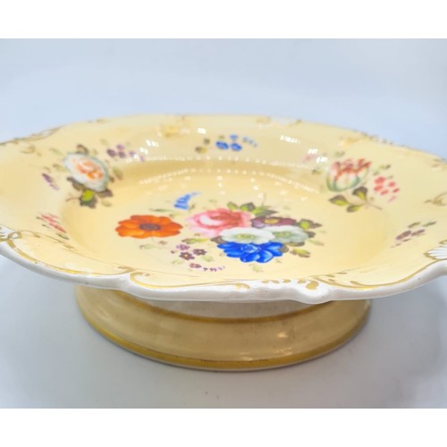 227 - H&R Daniel footed platter with slight surface cracks