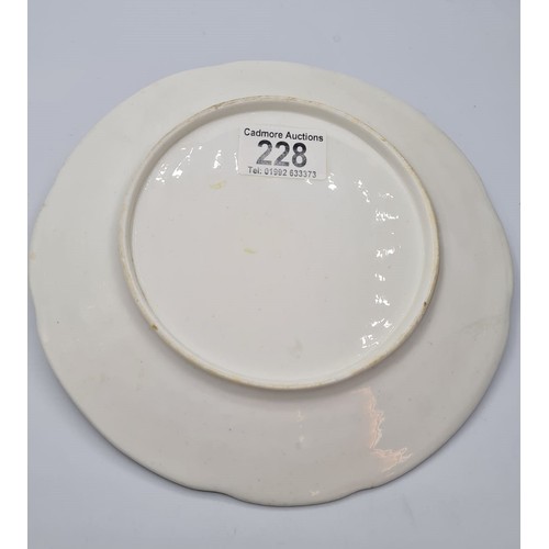 228 - H&R Daniel plate, fair condition