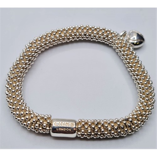 523 - STERLING SILVER LINKS OF LONDON BRACELET