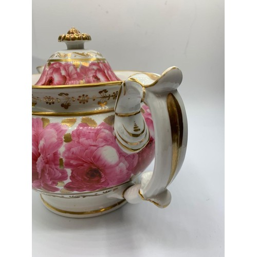 186 - Ornate tea pot circa 1830.