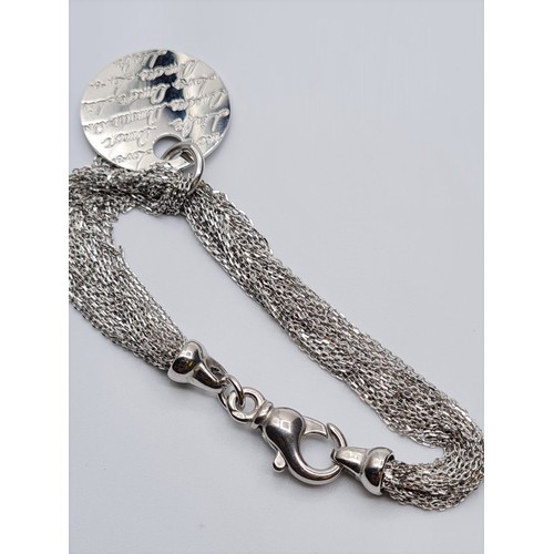 248 - STERLING SILVER AMOUR BRACELET