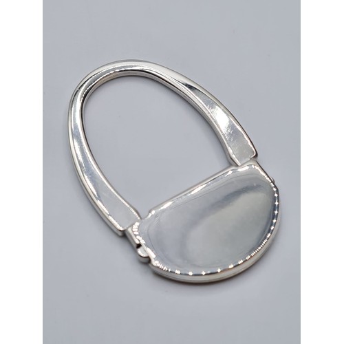 358 - STERLING SILVER KEYRING