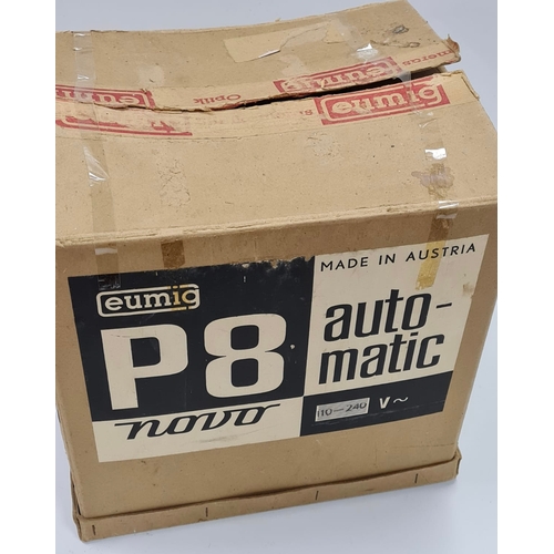 406 - Genuine Eumig Automatic 8MM. Movie Projector. Complete with Box, All Components and Instruction Manu... 