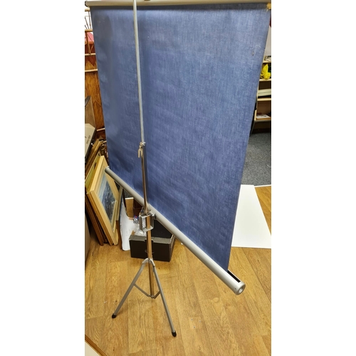 412 - 40” Radiant Folding Cinema Screen. Originally Brought for Eumig Projector. Boxed.