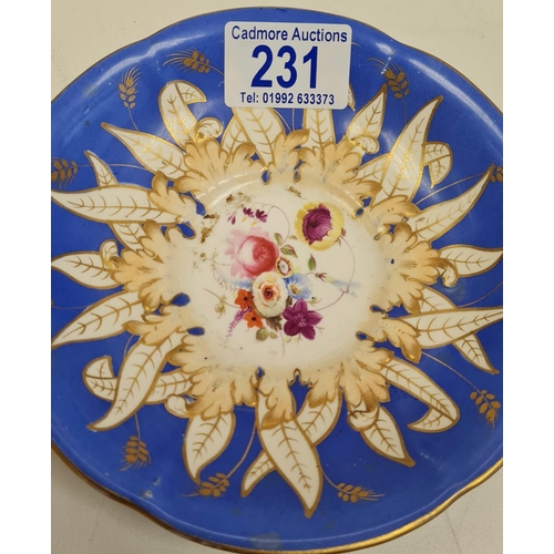 231 - H&R Daniel Pattern No. 7654 Saucer with Some Age Related Wear.