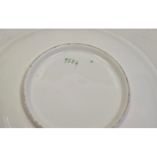 231 - H&R Daniel Pattern No. 7654 Saucer with Some Age Related Wear.