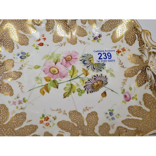 239 - H&R Daniel Serving Platter (Cracked)