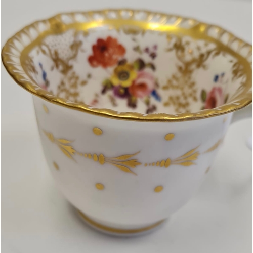 242 - H&R Daniel Shrewsbury Shape Cup, Pattern No 2057 in Good Condition.