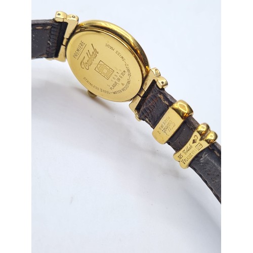 23 - A ladies vintage gold plated wrist watch from Tabbah in Bond street