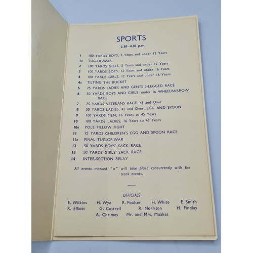 196 - Original programme from the opening of the famous Bethnal Green York hall in July 1951. 20x12.5cms.