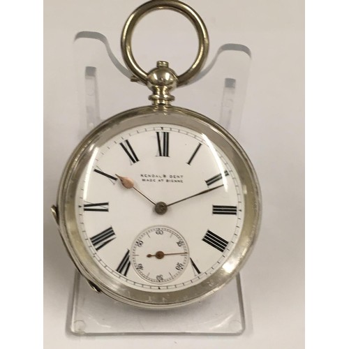 36 - Antique silver Kendal and Dent Gents pocket watch, 48mm case