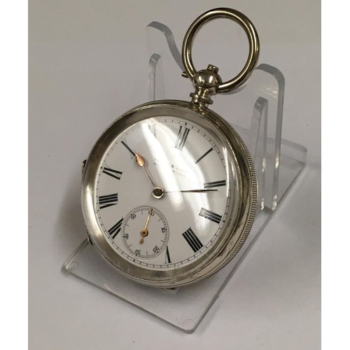 36 - Antique silver Kendal and Dent Gents pocket watch, 48mm case