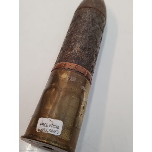 110 - INERT WW1 Austrian 37mm Trench Gun Round.