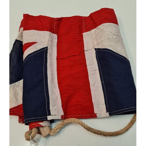 73 - WW2 Union Jack Flag Dated 1944. Individually sewn panels, not a facsimile.