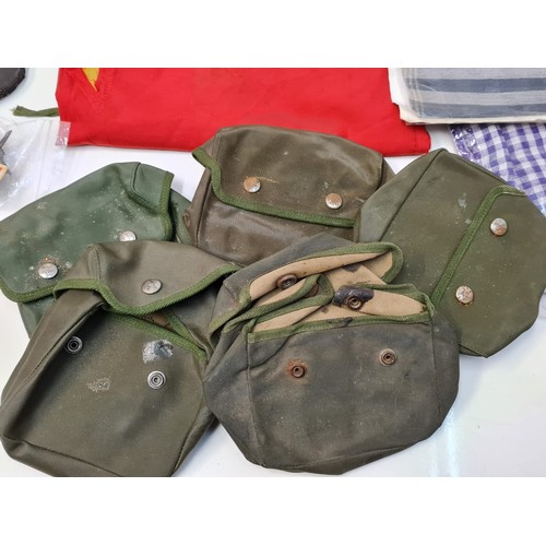 94 - Bag of Vietnam War Era Collectables inc a pair of ”Ho Chi Minh” truck tyre sandals.