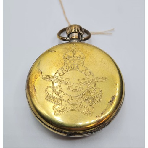 79 - WW2 Period Royal Canadian Air Force Pocket Watch-Not working