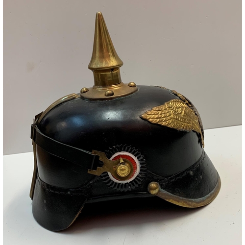 475 - WW1 Prussian Officers School Pickelhaube (Repro)