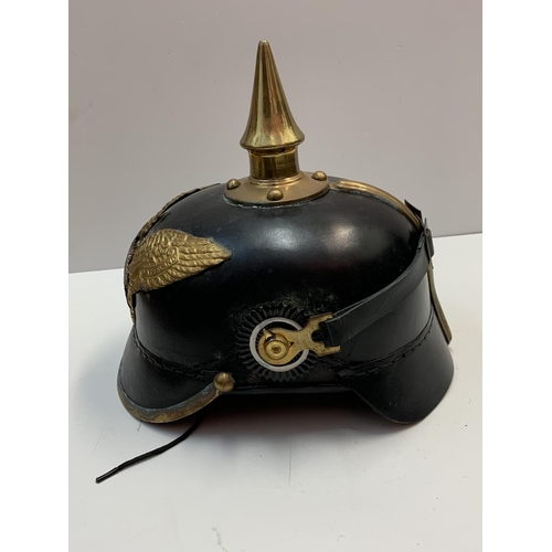 475 - WW1 Prussian Officers School Pickelhaube (Repro)