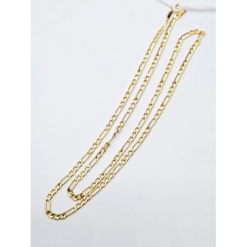 173 - A 9ct fine link necklace, weight 1.8g & length 44cms