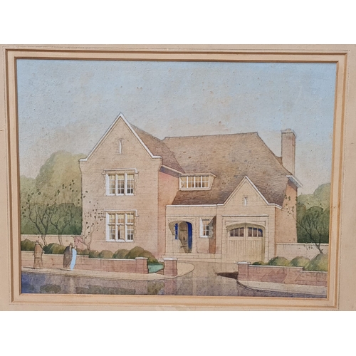 11 - House of Watford, drawn by Cyril A. Farey, Framed, 39.5cm x 45cm.