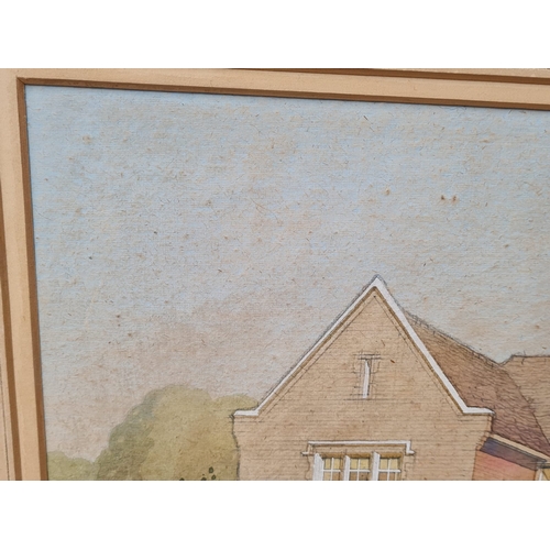 11 - House of Watford, drawn by Cyril A. Farey, Framed, 39.5cm x 45cm.