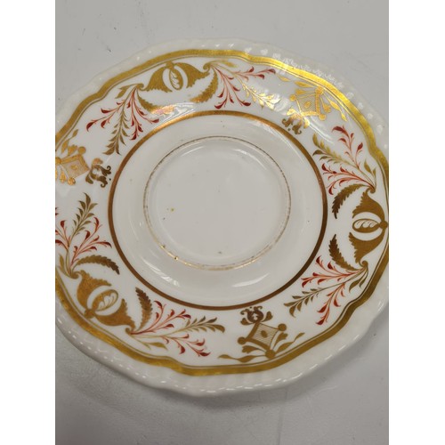 227 - H&R Daniel Shrewsbury Shape Variation 'B' Cup & Saucer. Pattern No 3936 (Cup has Chip & Crack and Gi... 