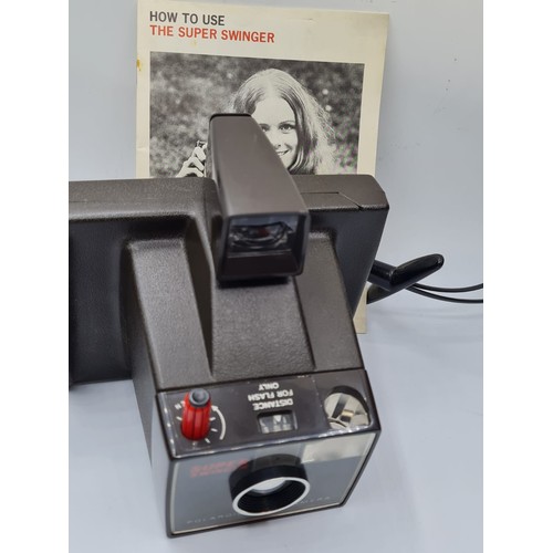 122 - The Original Polaroid Super Swinger Camera with Instruction Booklet.