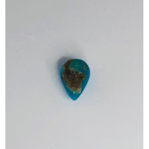 557 - Turquoise stone pear shape 7.28ct (box18)