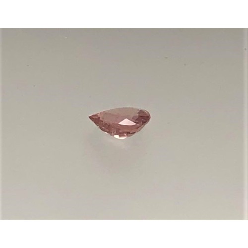 561 - Morganite pear shaped stone 1.37ct (box 10)