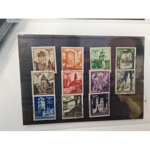 651 - 22 Assorted Reich & General Government Stamps