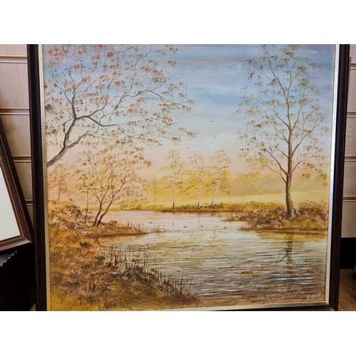 249 - Oil On Board of Tring by J.Ray 60x60cm