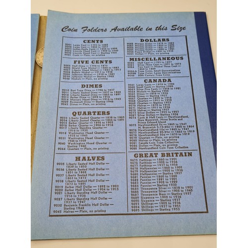 299 - A collection of 71 British shillings in 2 folders 1936 - 1966