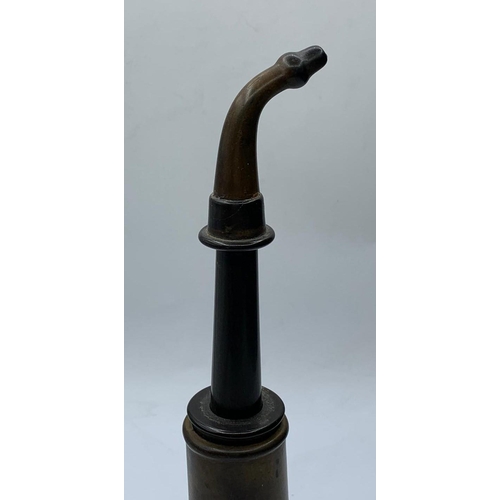 41 - An Edwardian hearing aid in the shape of three telescopic draws. Bakelite Length: 18-31cm. NO BATTER... 