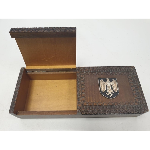 119 - WW2 German Africa corps playing cards box