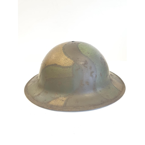 60 - WW1 US 2nd Infant Division Doughboys Helmet (no liner) In jigsaw pattern Camouflage