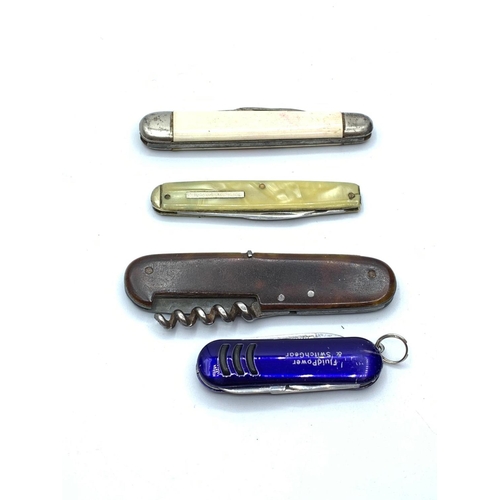 452 - Four Vintage Penknives.