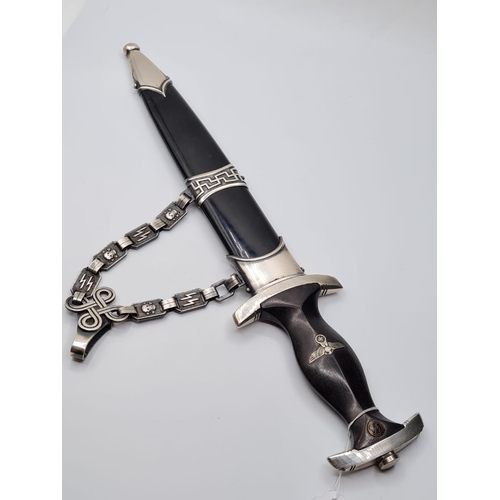 9 - 1936 chained SS Leaders Dagger & Chain. 