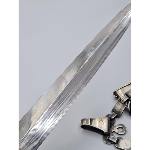 9 - 1936 chained SS Leaders Dagger & Chain. 